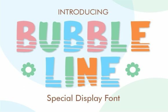 Bubble Line: A Playful Font for Modern Design