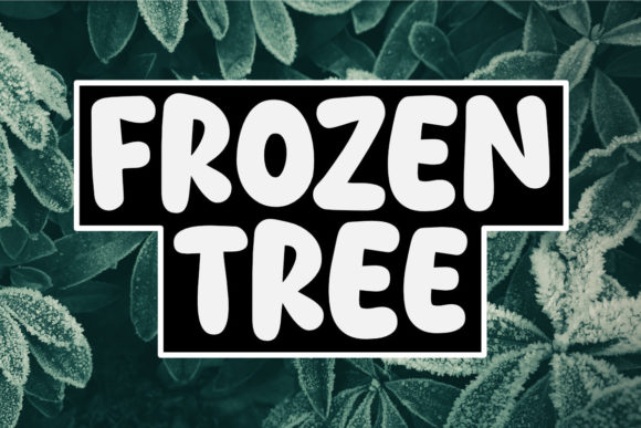 Frozen Tree Font: A Playful Display for Joyful Designs