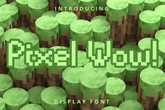 Pixel Wow: A Modern Display Font for Impactful Design