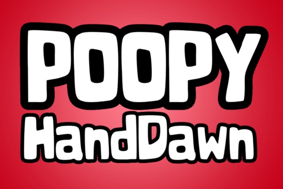 Poopy Handdrawn: Bold, Fun Typography