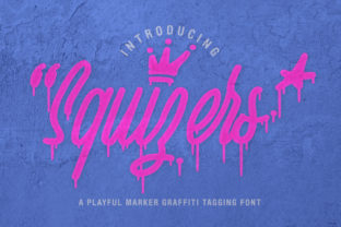 Squizers: Urban Graffiti-Inspired Display Font