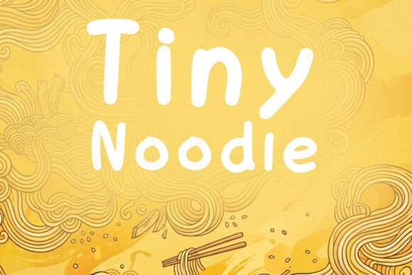 Tiny Noodle: A Whimsical Font for Creative Projects